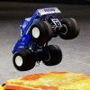 Bigfoot pops a big wheelie over the cars!