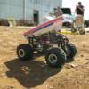 This beautiful AM/PM Rocket monster truck was on hand for display.