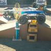 Grave Digger the Legend with the 2nd place racing trophy